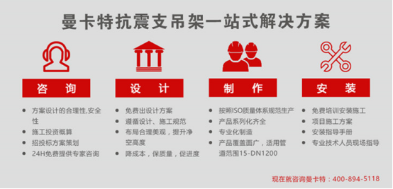 一站式解決您的抗震支架需求，就在曼卡特~