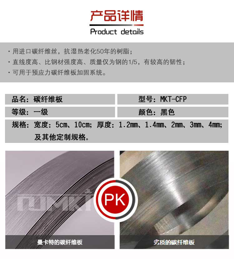 曼卡特預(yù)應(yīng)力碳纖維板，解決應(yīng)力滯后問題！