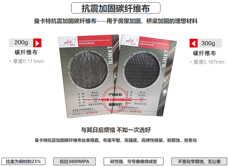 購買碳纖維布，選擇南京曼卡特