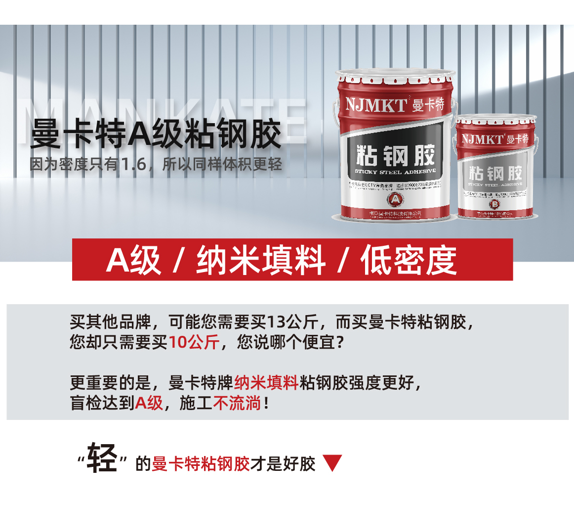 向大家介紹一款了不起的產品——南京曼卡特公司粘鋼膠